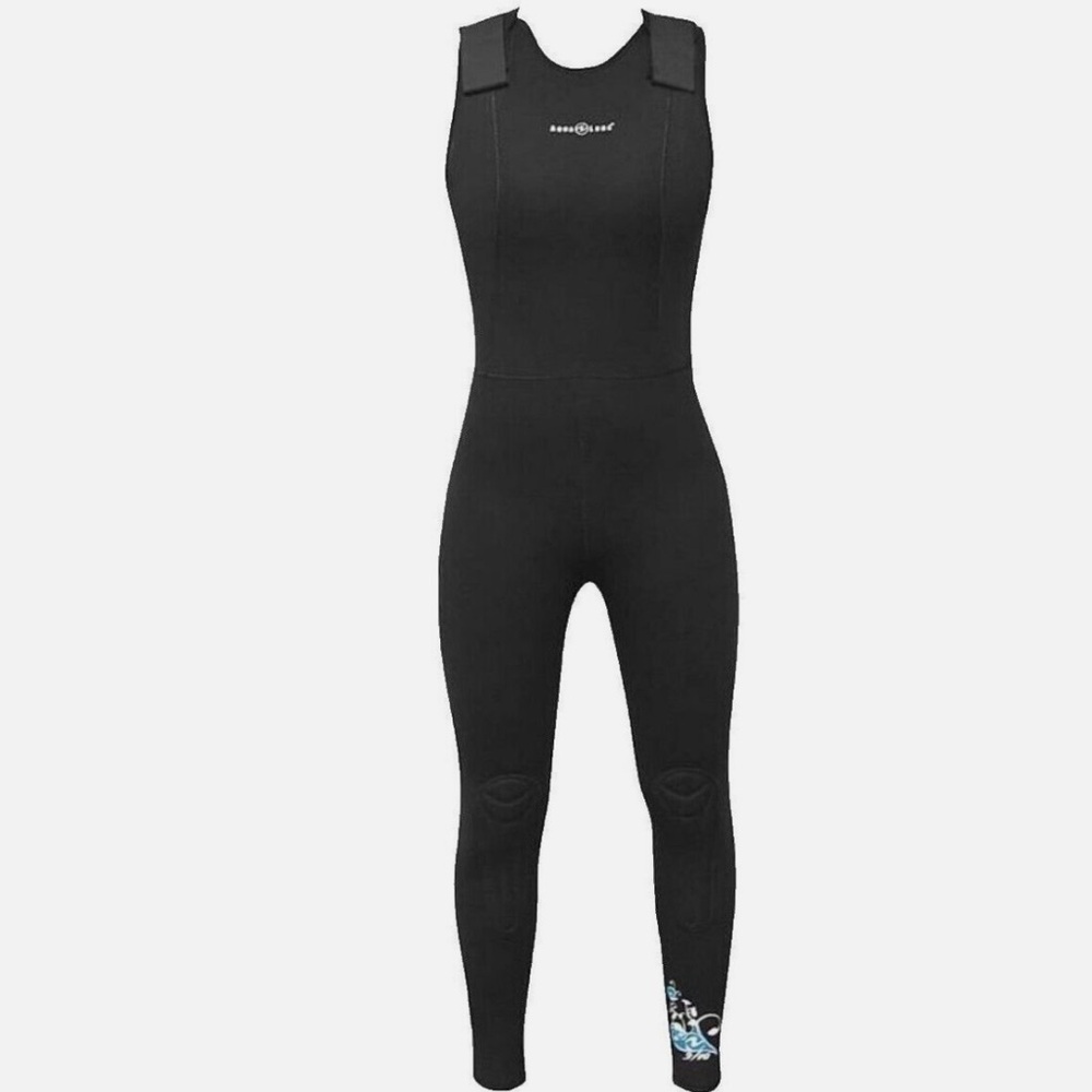 Aqua Lung Farmer Jane Black Full Length Body Wetsuit 6.5mm, Medium